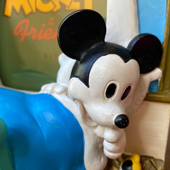 Vintage Disney Classic Mickey Mouse & Friends Picture Frame Bedtime Old School - Picture 3 of 12